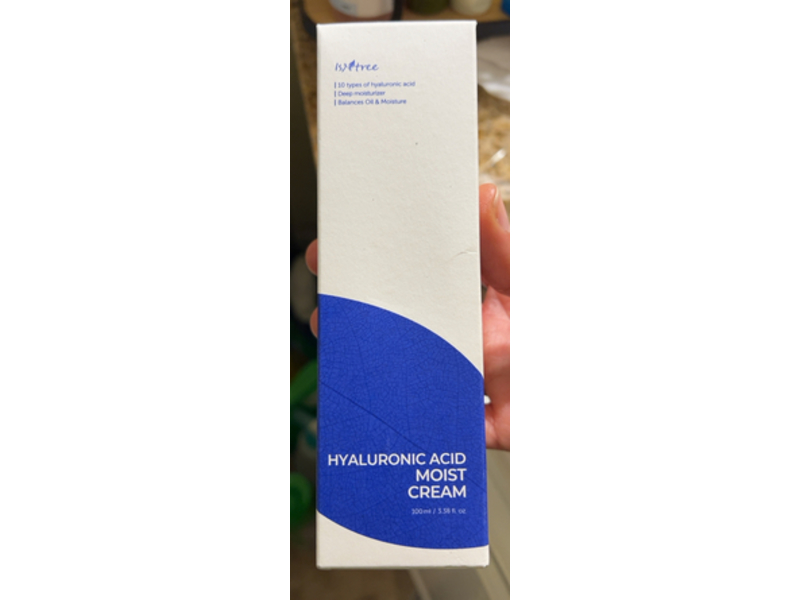 Isntree Hyaluronic Acid Moist Cream, 3.38 fl oz/100 mL
