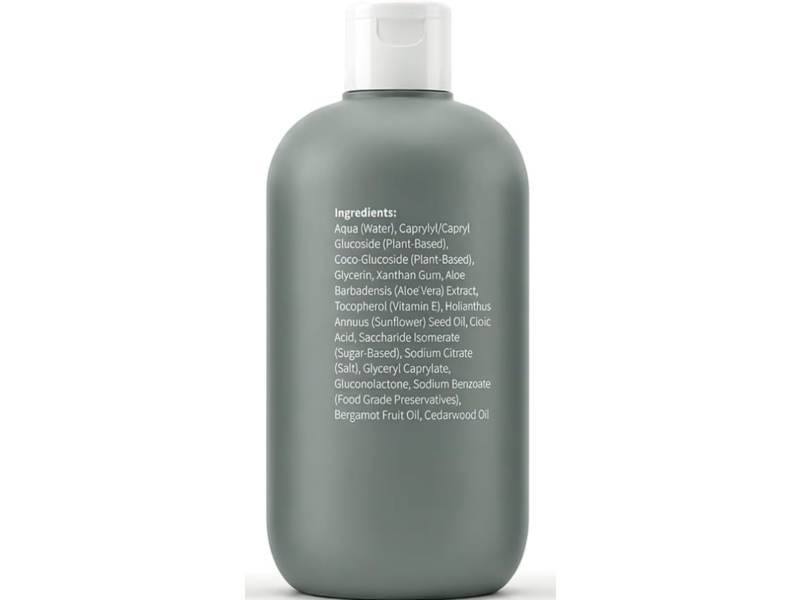Manly Natural Body Wash, Citrus & Cedar, 10.14 oz/300 mL