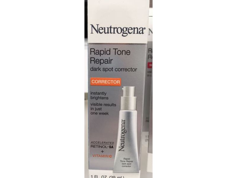 Neutrogena Rapid Tone Repair Moisturizer Dark Spot Corrector Serum, 1 fl oz/29 mL