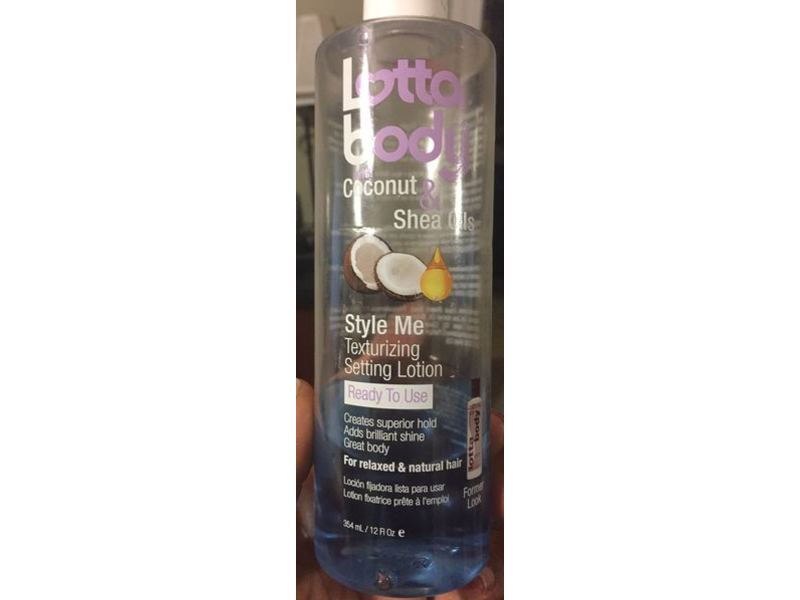 Lottabody Style Me Texturizing Setting Lotion, Coconut & Shea Oils, 12 fl oz/354 mL
