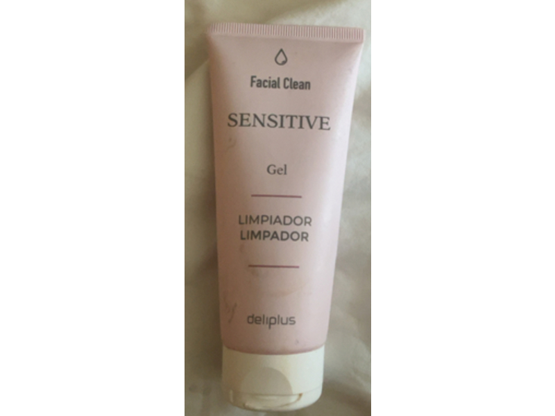Deliplus Facial Clean Sensitive Gel Limpiador, 100 mL