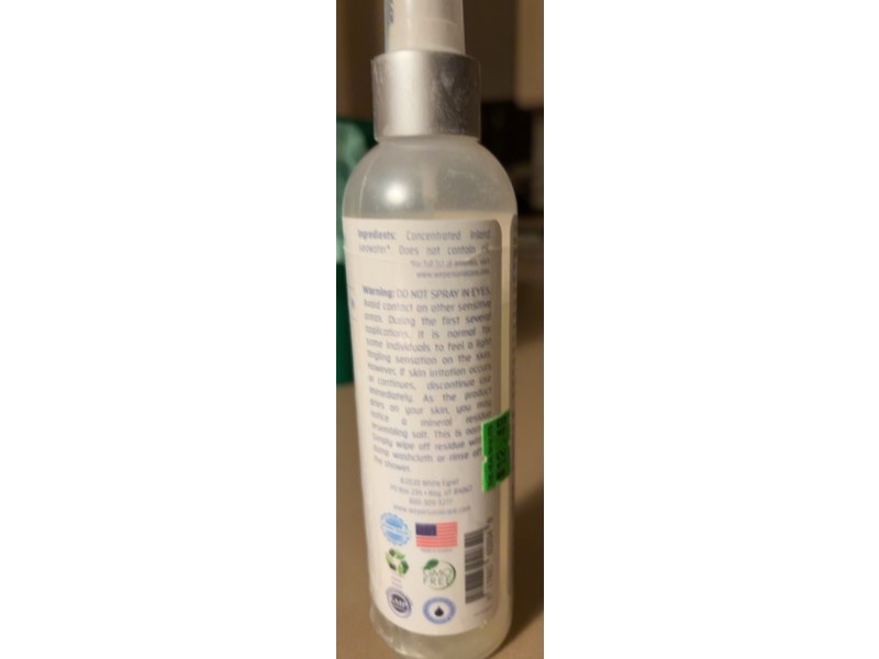 White Egret Magnesium Oil Spray, 8 fl oz/237 mL