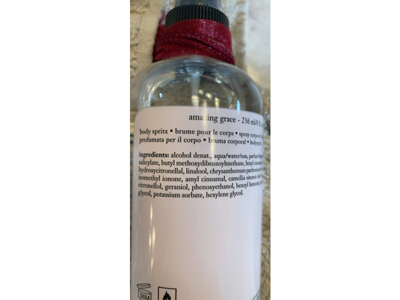 philosophy amazing grace body spritz, 8 oz/236 mL
