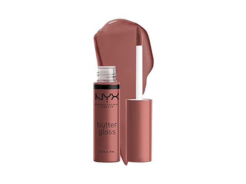 NYX Professional Makeup Butter Lip Gloss, 47 Spiked Toffee, 0.27 fl oz/8 mL