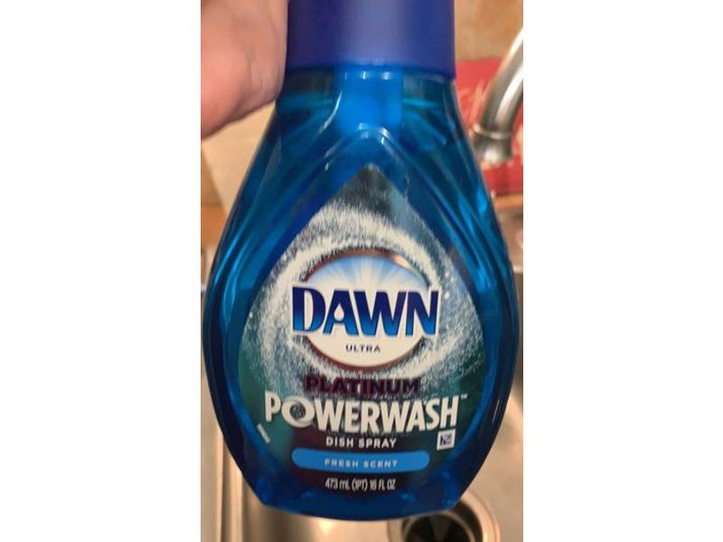 Dawn Ultra Platinum Powerwash Dish Spray, Fresh Scent, 16 fl oz/473 mL
