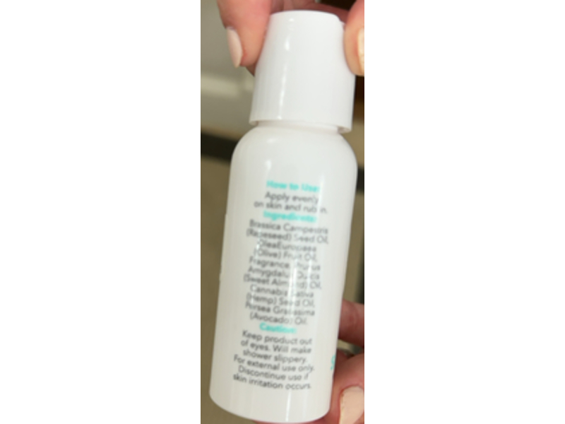 Buff City Soap Mini Shower Oil, Coconut, 1.75 fl oz/52 mL