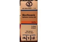 Moxifloxacin Ophthalmic Solution USP, 0.5%, 3 mL, Apotex Corp. (RX) - thumbnail 2