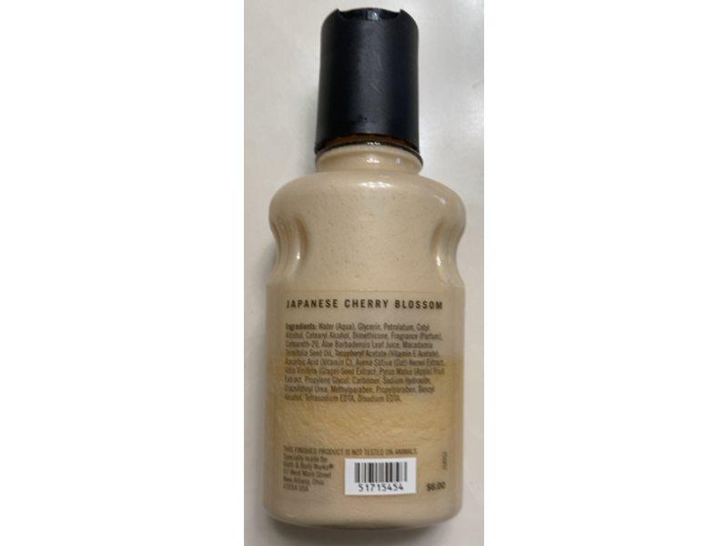 Bath & Body Works Japanese Cherry Blossom Body Lotion, 4 fl oz/118 mL