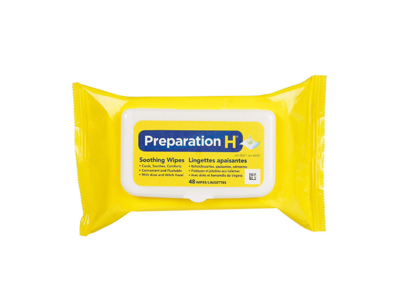 Preparation H Soothing Wipes, 48 Count