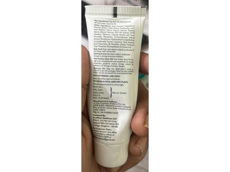 CutiNova Kojiclar-H Spotless Glowing Skin, 2 g