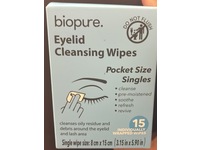 BioPure Eyelid Cleansing Wipes, 15 Count - Image 3