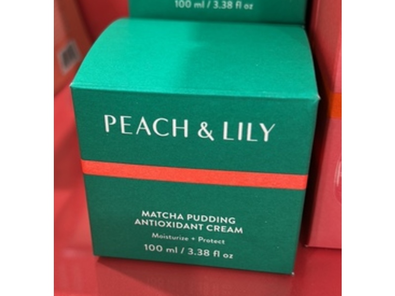 Peach & Lily Matcha Pudding Antioxidant Cream, 3.38 fl oz/100 mL