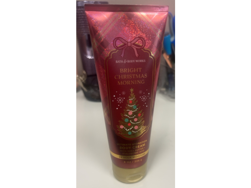 Bath And Body Works Ultimate Hydration Body Cream, Bright Christmas Morning, 8 fl oz/226 g