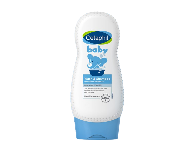 Cetaphil Baby Wash & Shampoo, 13.5 fl oz/399 mL, Pack Of 2