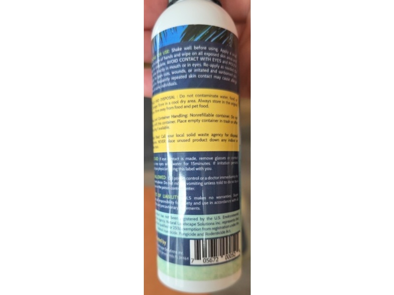 Captain Ron's Plant Based Insect Repellent , 4 fl oz/118 mL