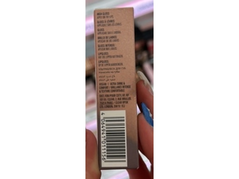 Kylie Cosmetics High Gloss, 001 Crystal, 0.11 fl oz/3.3 mL