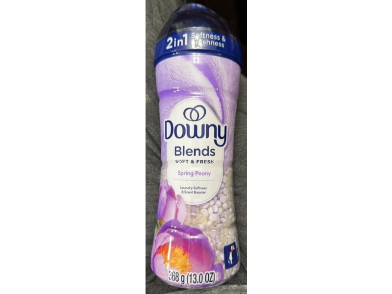 Downy Blends 2-in-1 Soft & Fresh Laundry Softness & Scent Booster Beads, Spring Peony, 13 oz/368 g