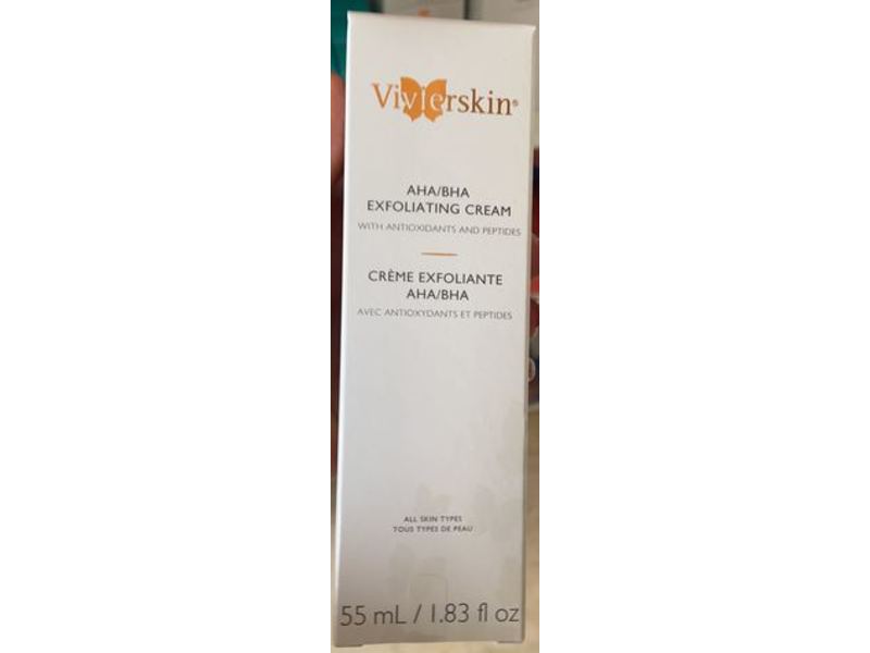 Vivier Skin Exfoliating Cream, AHA/BHA, 1.83 fl oz/55 mL