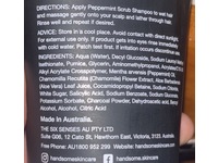 Handsome Peppermint Scrub Shampoo, 5.92 fl oz/175 mL - Image 4