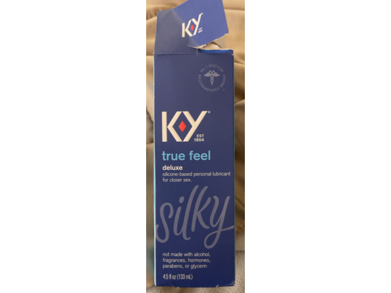 K-Y True Feel Deluxe Lubricant, 4.5 fl oz/133 mL
