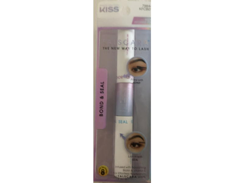 Kiss Falscara DIY Bond & Seal Eyelash Extension, 0.14 oz (4.2 g)
