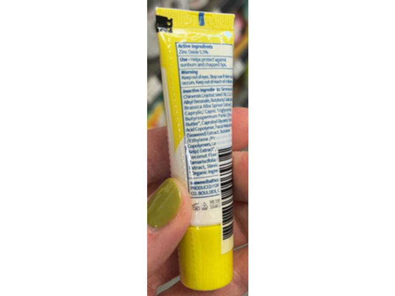 Seaweed Bath Co. Hydrating Clear Mineral Lip Shine, Pineapple Coconut, SPF 20, 0.28 oz/8 g