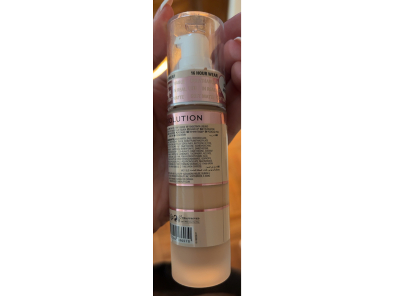 Revolution Irl Filter Longwear Foundation, F7, 0.7 fl oz/23 mL