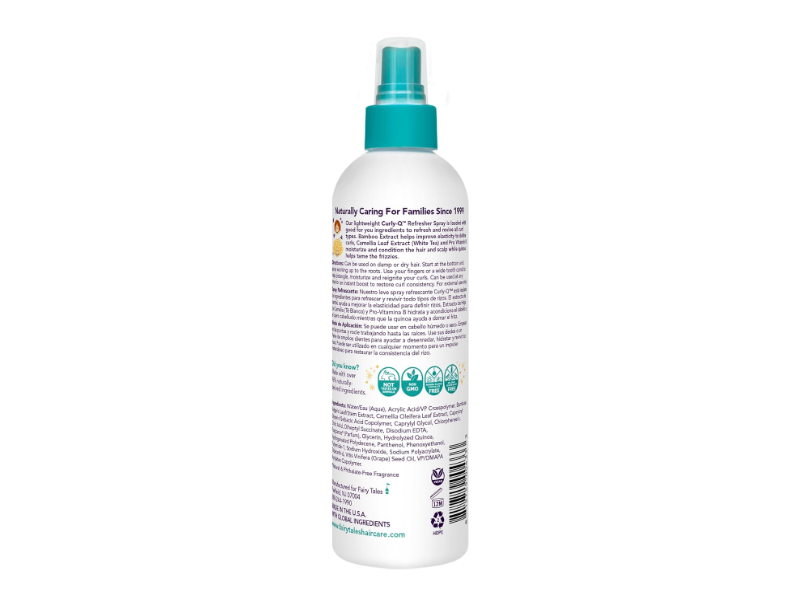 Fairy Tales Curl Sharpers Curly-Q Refresher Spray, 8 fl oz/236 mL