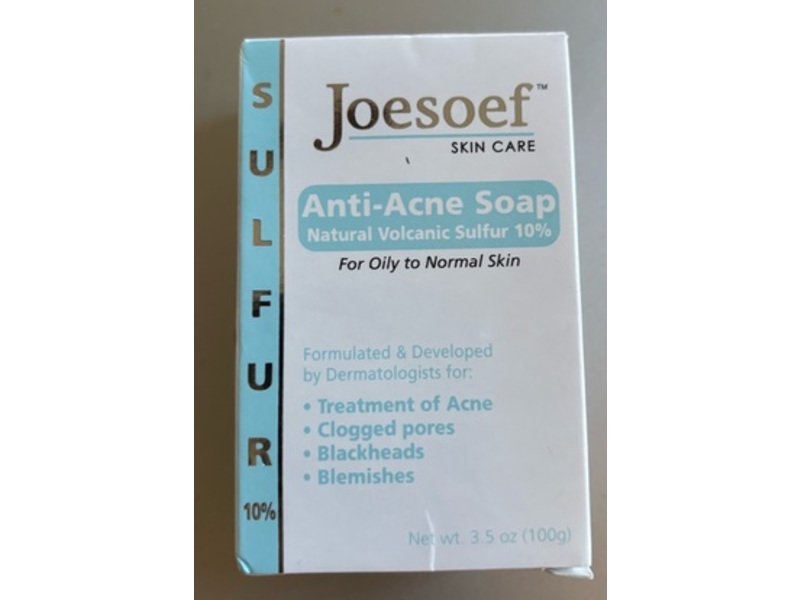 Joesoef Skin Care Anti Acne Soap, 3.5 oz/100 g