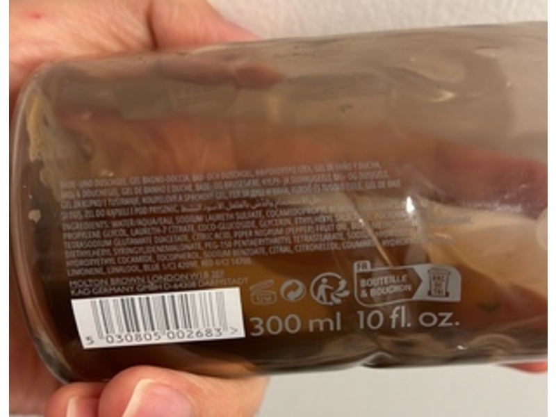 Molton Brown Bath And Shower Gel, Re-Charge Black Pepper,10 fl oz/300 mL