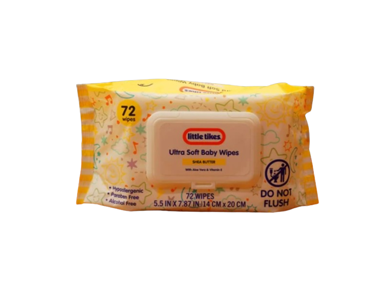 Little Tikes Ultra Soft Baby Wipes, Shea Butter, 72 Wipes
