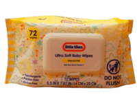Little Tikes Ultra Soft Baby Wipes, Shea Butter, 72 Wipes - thumbnail 1
