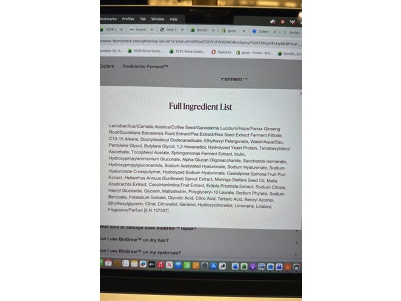 The Rootist Biobrew Fermented Strengthening Serum, 1 fl oz/30 mL