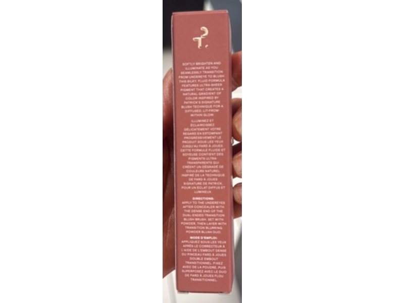 Patrick Ta Liquid Transition Brightening Blush, Between Us, 0.2 fl oz/6 mL