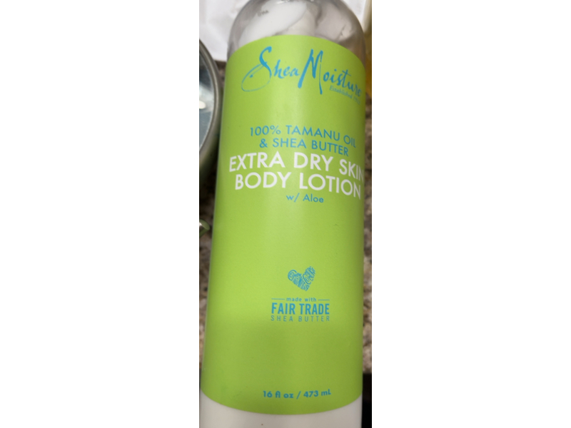 Shea Moisture Body Lotion, Tamanu Oil & Shea Butter, 16 fl oz/473 mL