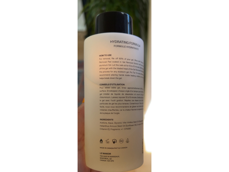 Gelcare Gel Removal Solution, Jasmine, Lemon & Amber, 8.4 fl oz/250 mL