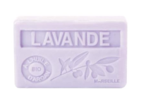 Savon De Marseille Organic Argan Oil Soap, Lavender, 3.5 oz/100 g - Image 2