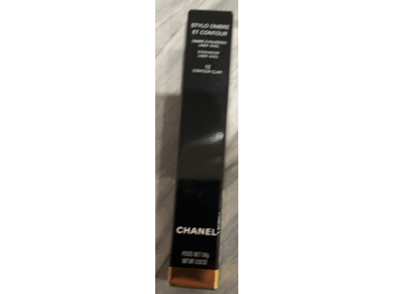 Chanel Stylo Ombre Et Contour Eyeshadow Liner, 12 Contour Clear, 0.02 oz