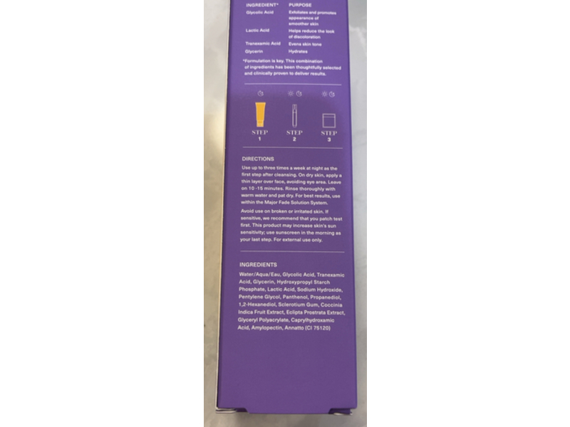 Pillowtalk Derm Major Fade Flash Mask, 1.7 fl oz/50 mL