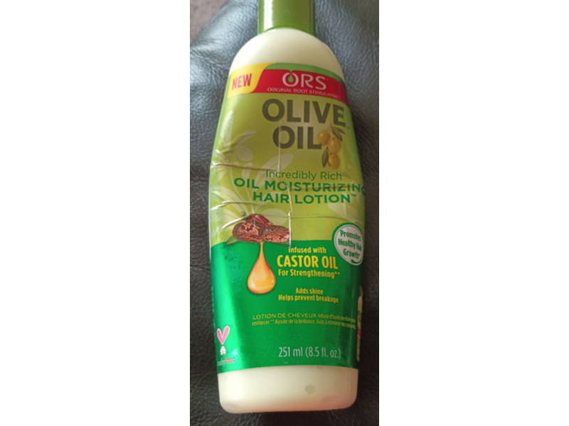 Ors Moisturizing Hair Oil, Olive, Castor Oil, 8.5 fl oz/251 mL