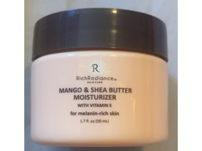 Rich Radiance Skin Care Moisturizer, Mango, Shea Butter & Vitamin E, 1.7 fl oz/50 mL