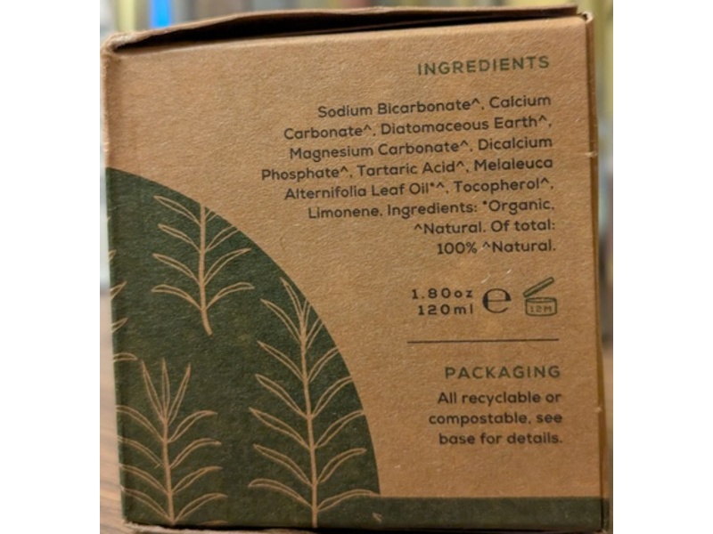 Georganics Mineral Toothpaste Powder, Tea Free, 120 mL