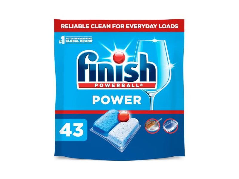 Finish Powerball Power Dishwasher Pods, 17.4 oz/494 g, 43 Count