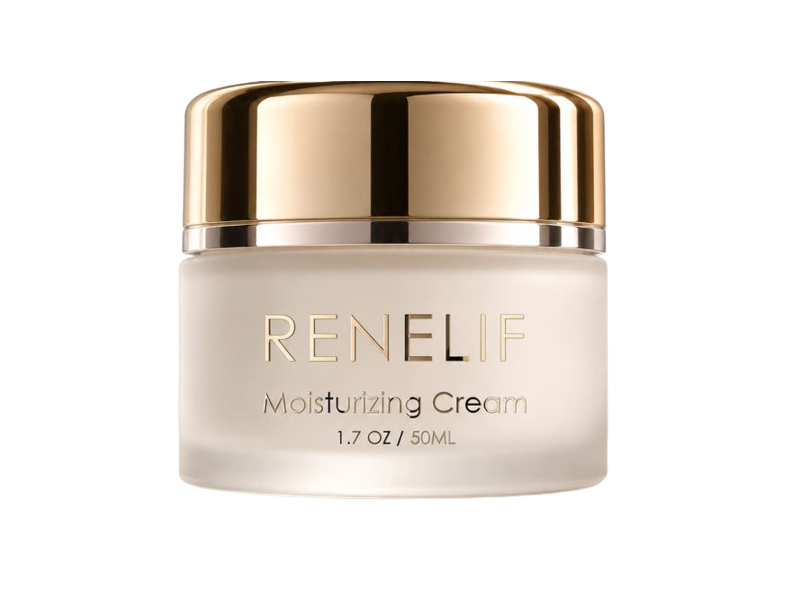 Renelif Supercharged Anti Aging Moisturizer, Vitamin A & C, Witch Hazel Extract, Oat Extract, AHA, 1.7 oz/50 mL