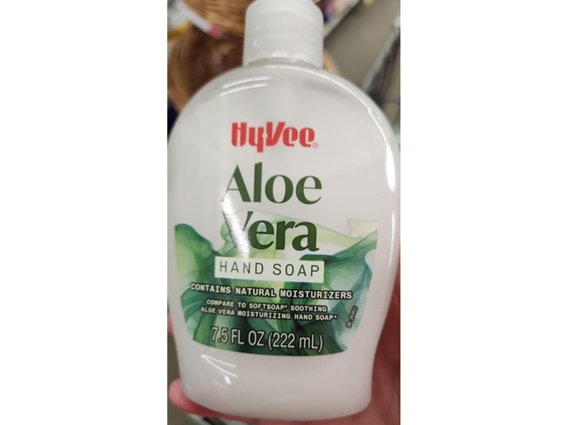 HyVee Moisturizing Hand Soap, Aloe Vera, 7.5 fl oz/222 mL