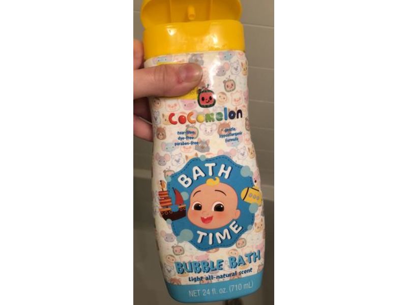 Cocomelon Bath Time Bubble Bath Soap, Light All Natural Scent, 24 fl oz/710 mL