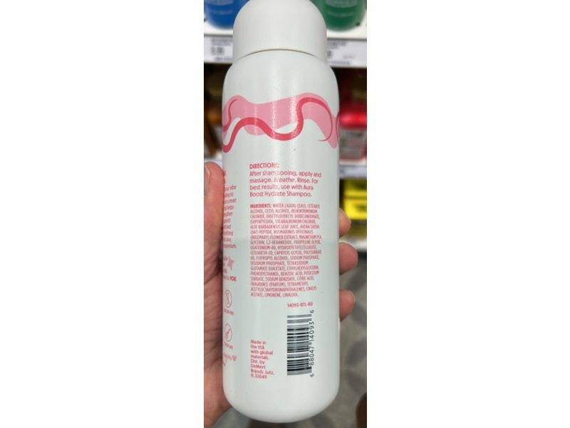 Not Your Mother's Hydrate Aura Boost Conditioner, Aloe Peptide & Magnesium, 13 fl oz/384 mL