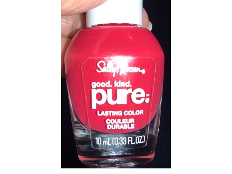 Sally Hansen Good Kind Pure Lasting Color Nail Polish, 305 Natural Red, 0.33 fl oz/10 mL