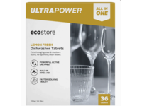 Ecostore Ultrapower All In One Dishwasher Tablets, Lemon Fresh, 25.30 oz/720 g, 36 Count - thumbnail 1