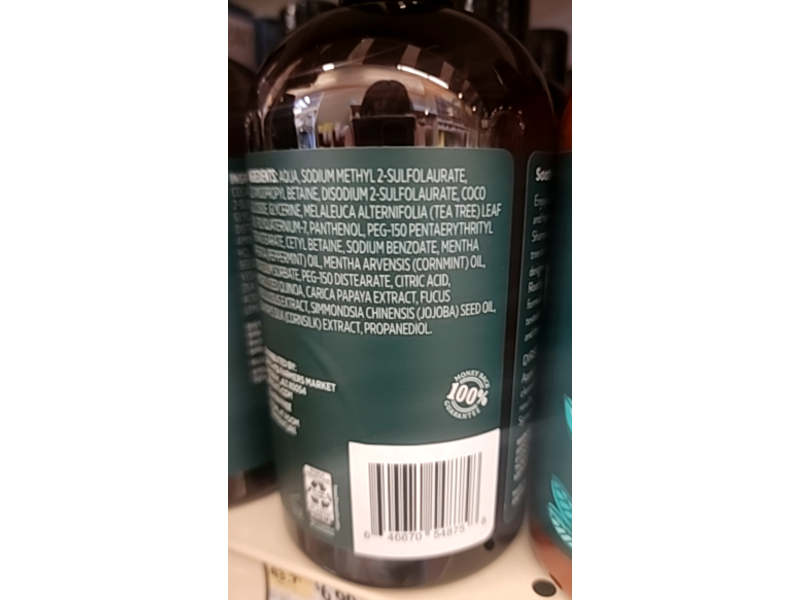 Sprouts Soothing & Hydrating Shampoo, Tea Tree, 16 fl oz/473 mL